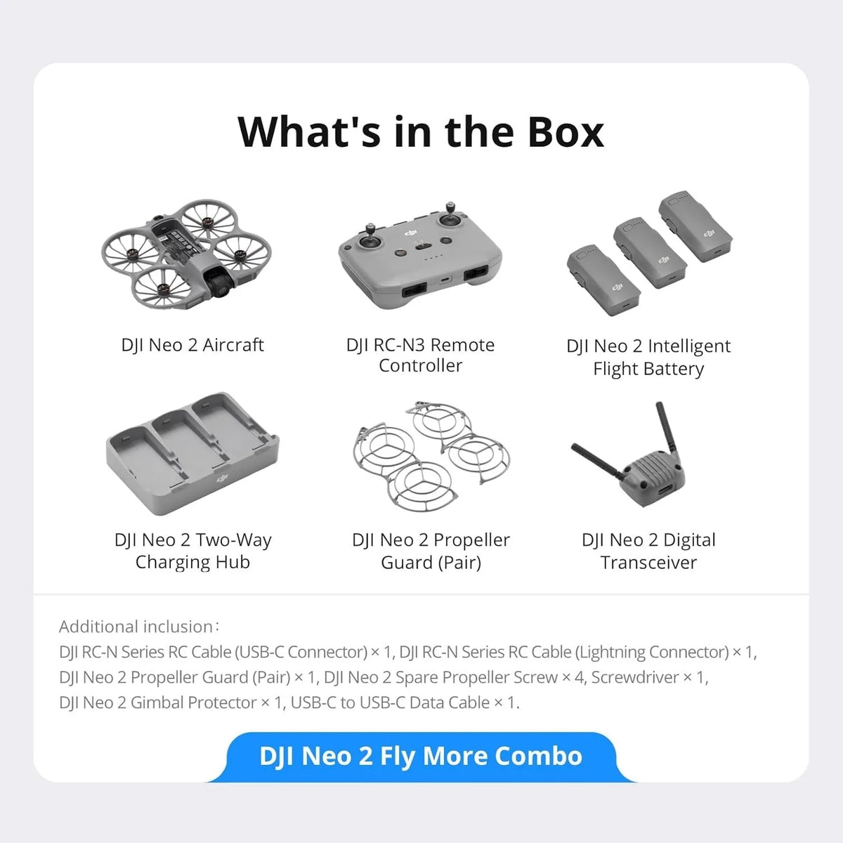 DJI Neo 2 Fly More Combo 4K Camera Drone For Beginners