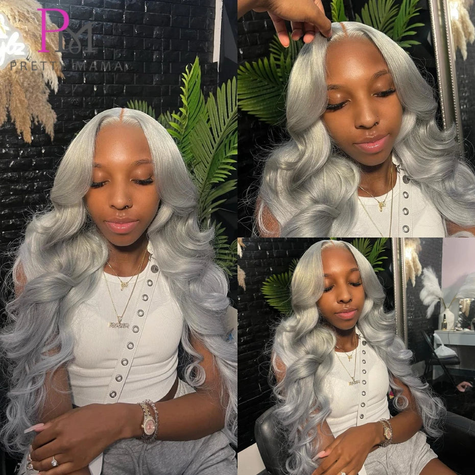 Pretty Mama Brazilian Human Hair Body Wave Lace Front Wig