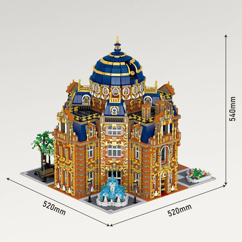 14133PCS Astronomy Museum Building Blocks Model Creative Street View Samll Particle High Difficulty Assembly Bricks Toys Gifts