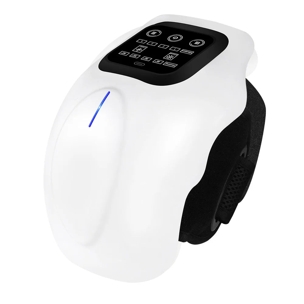 Wireless Electric Knee Massager with Heating Warm Relaxation for Knee Shoulder Elbow Portable Adjustable Vibration Massage