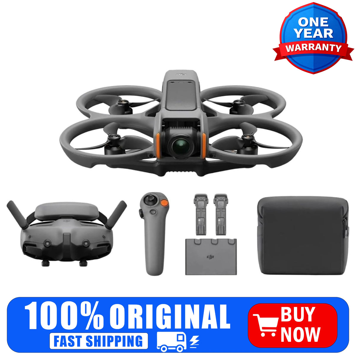 DJI Avata 2 4K FPV Camera Drone For Immersive Flight