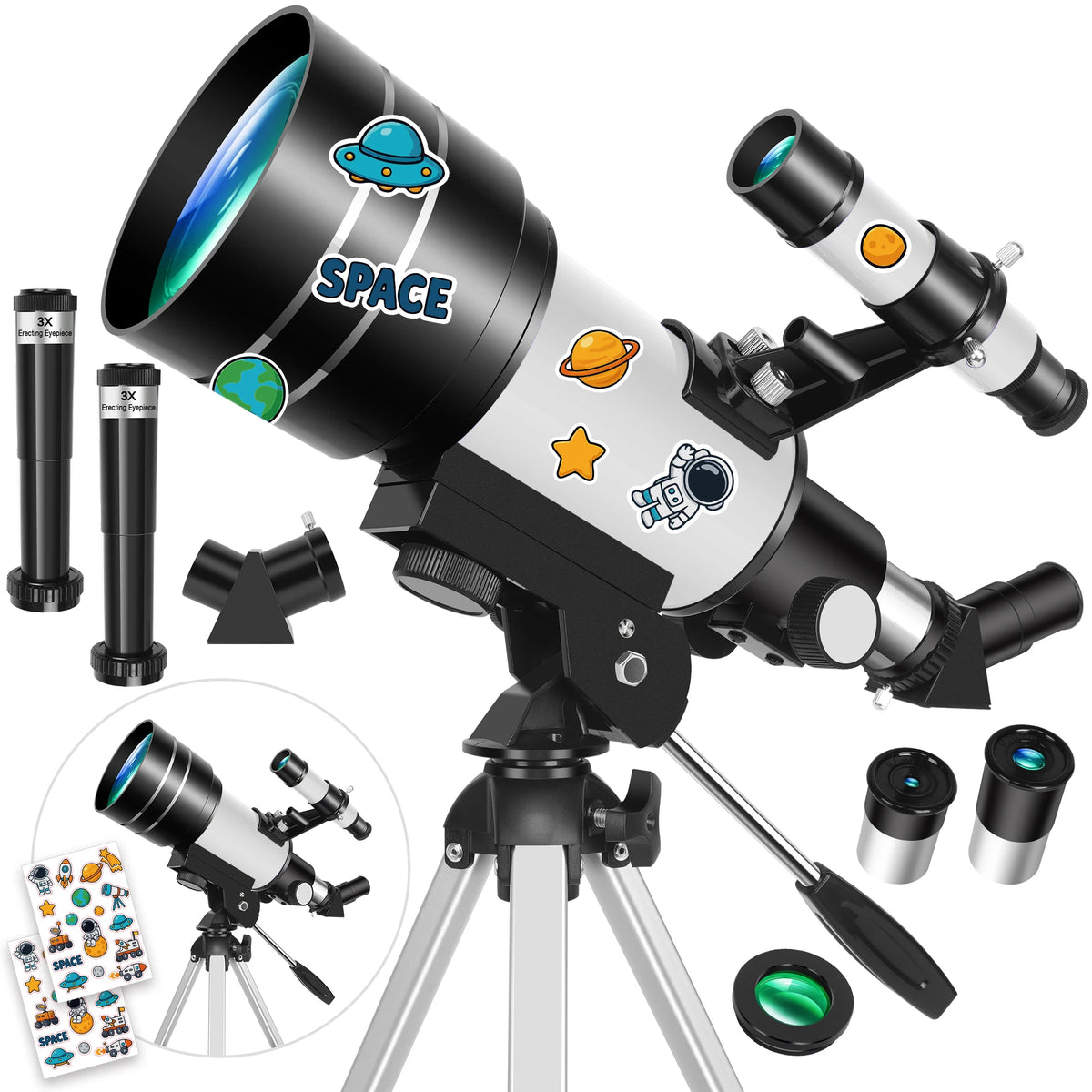 Compact Astronomical Telescope For Outdoor Nature Observation