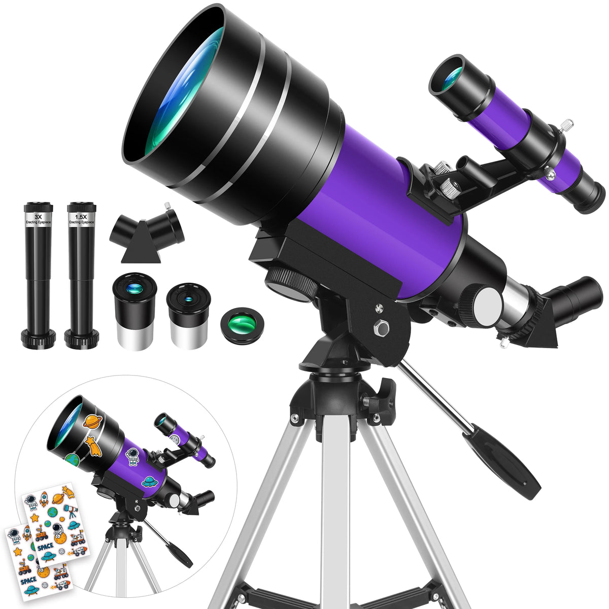 Compact Astronomical Telescope For Outdoor Nature Observation