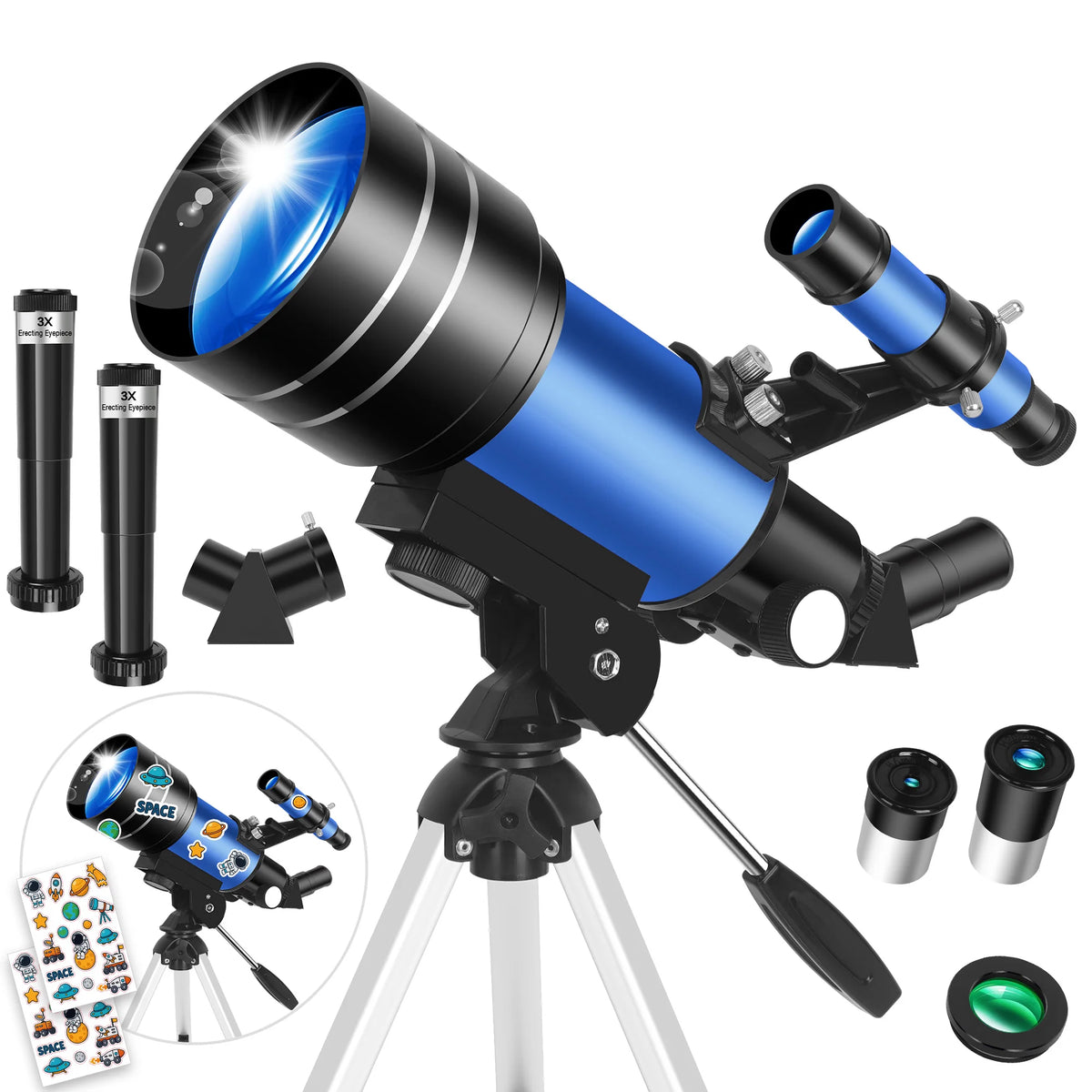 Compact Astronomical Telescope For Outdoor Nature Observation
