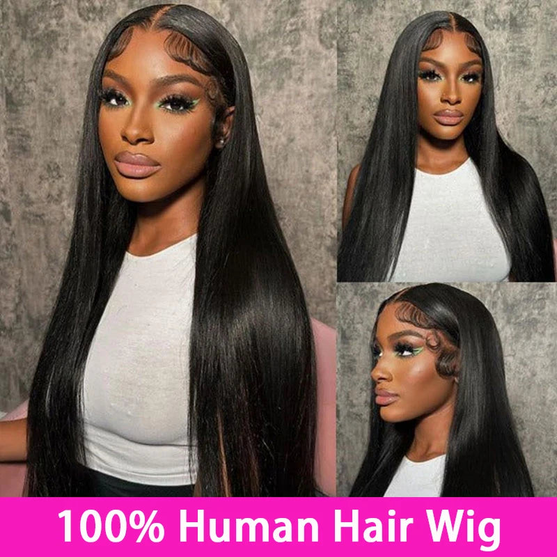CNZZJX Malaysian Remy Human Hair Lace Front Wig For Women