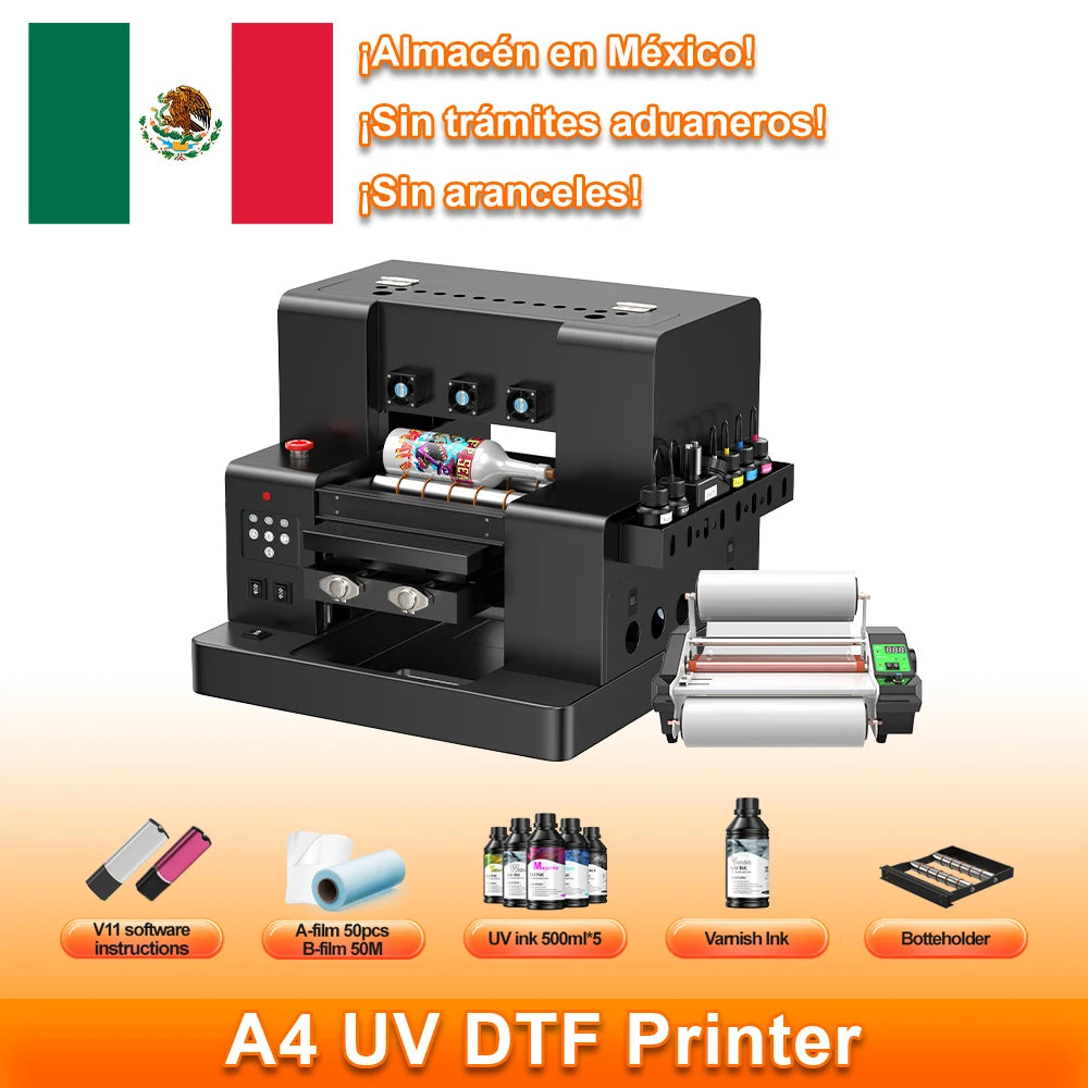 A3 UV Printer XP600 UV DTF Printer Impresora L805 UV Flatbed Printer For Acrylic Metal Sticker Printer Machine UV Printer