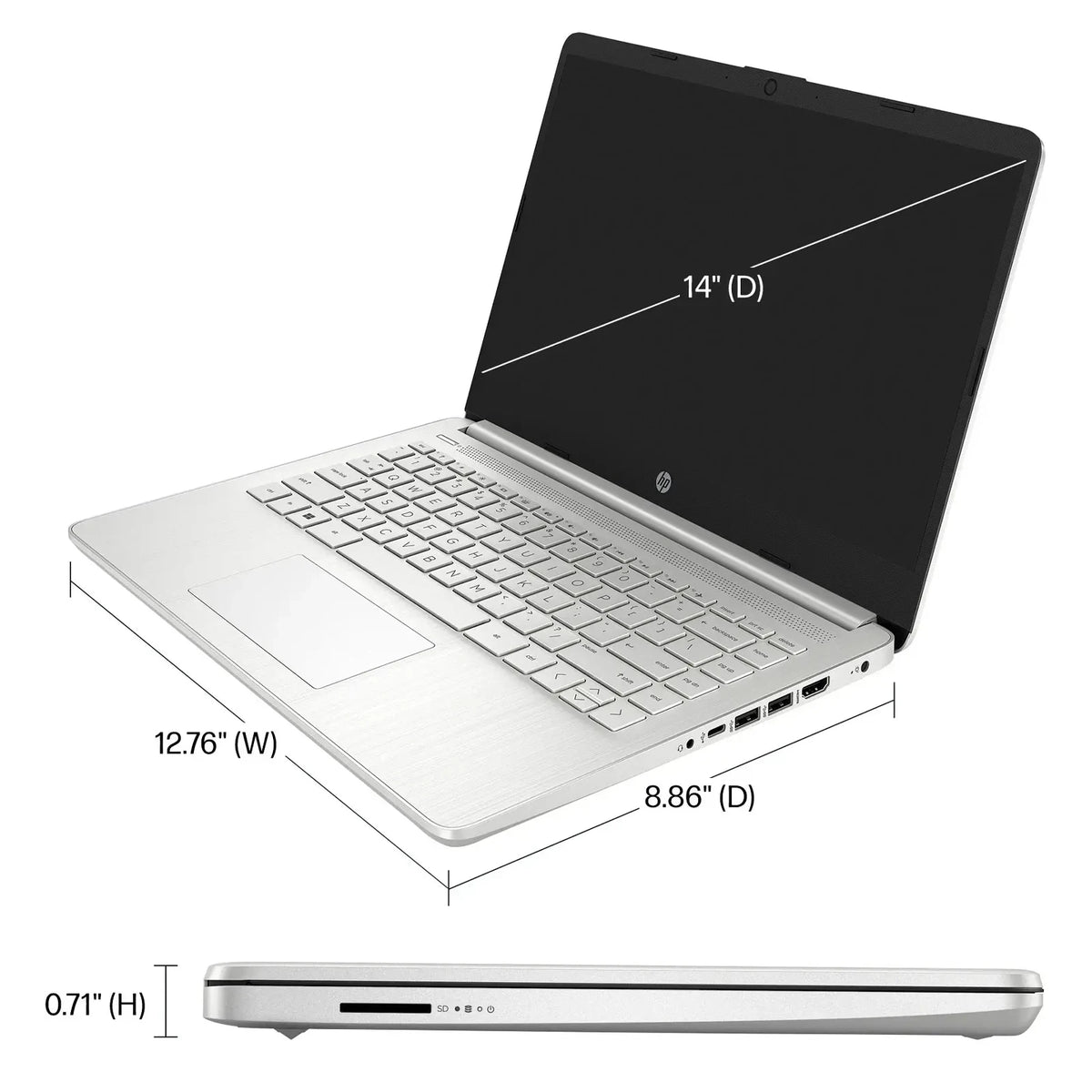 HP Intel Celeron N4120 4GB RAM 128GB EMMC Windows 11