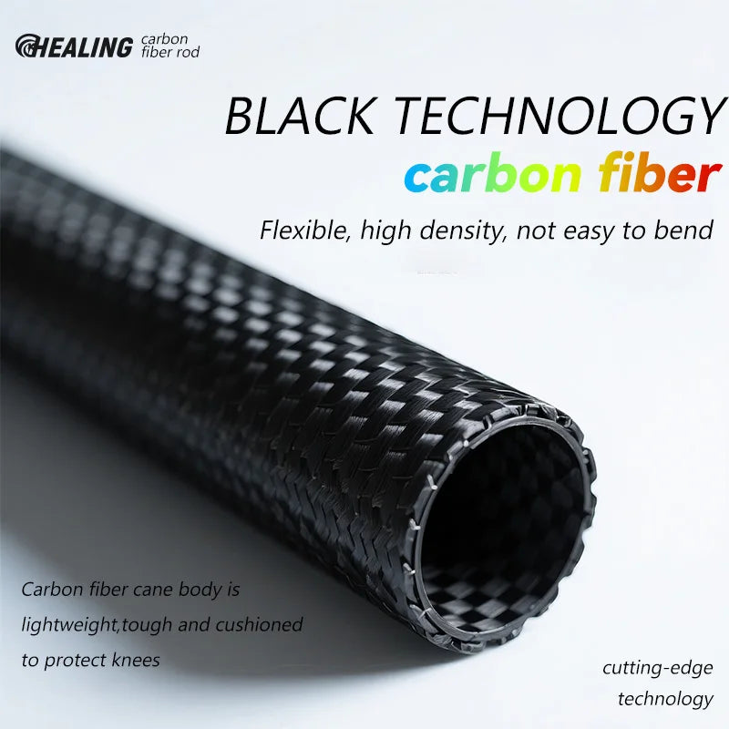 Okhealing Carbon Fiber Foldable Ultralight Multi Section Trekking Poles