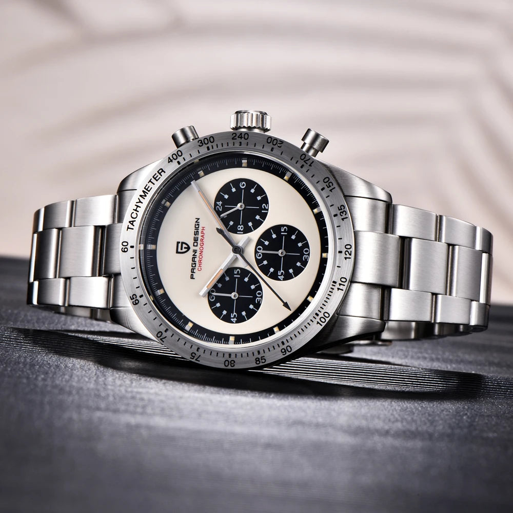 PAGANI DESIGN Men's Waterproof Quartz Sapphire Crystal Business Watch