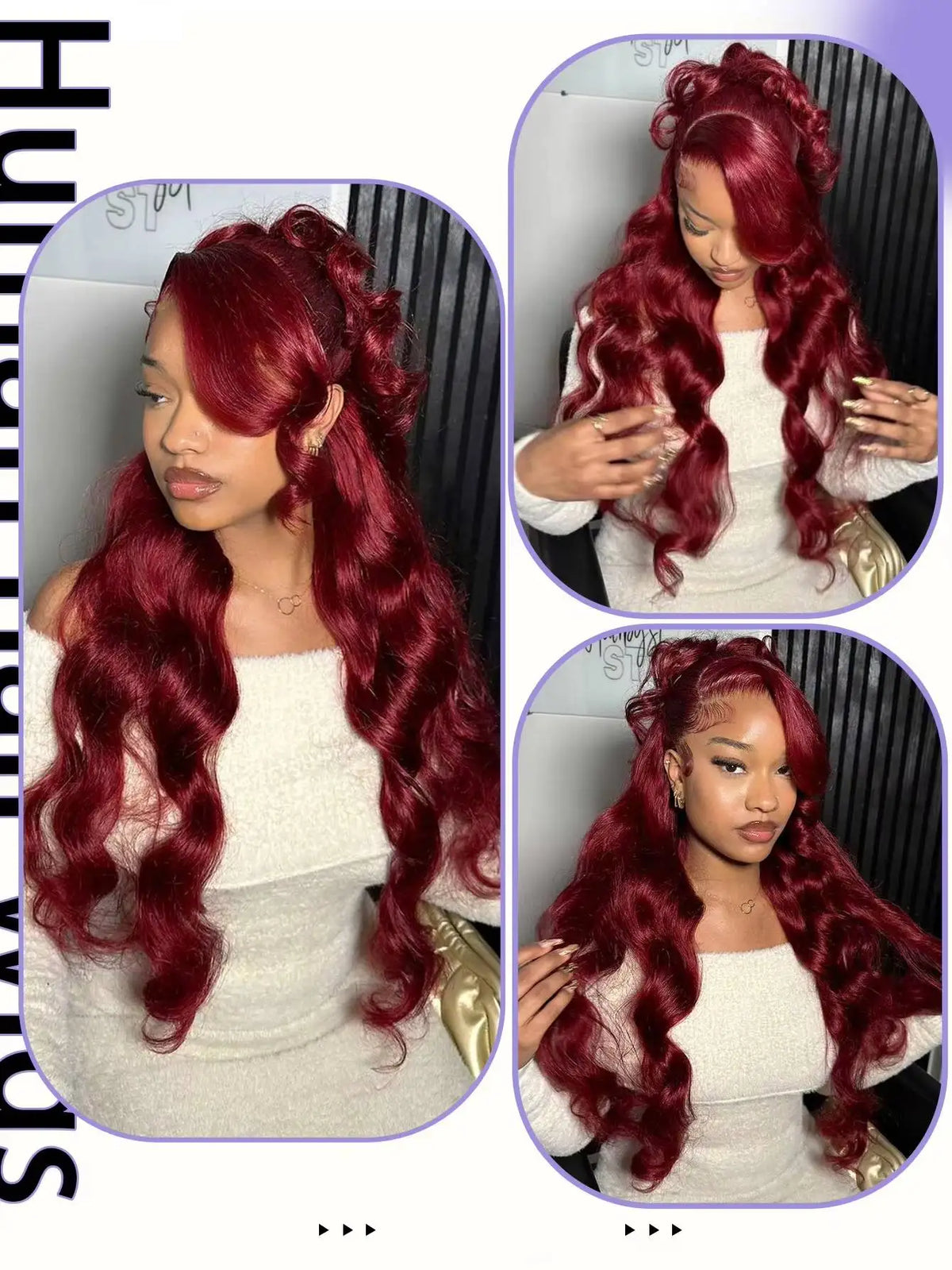 Dosacia Human Hair Lace Front Body Wave Wig For Women