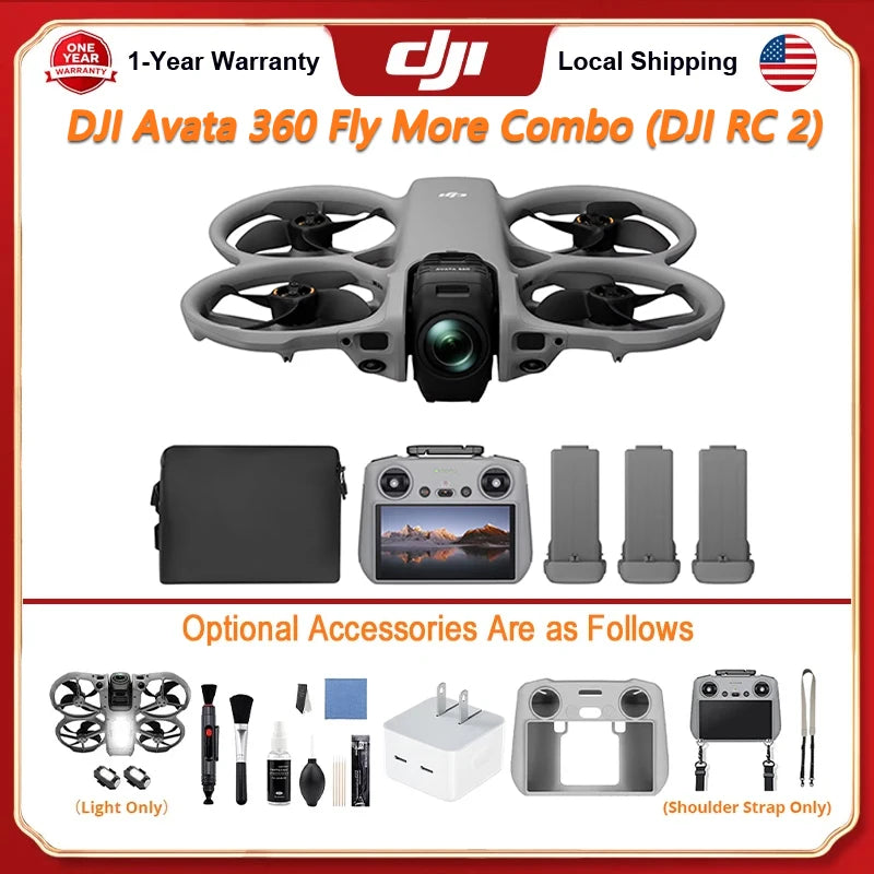 DJI Avata 360 Fly More Combo Drone With 8K Camera