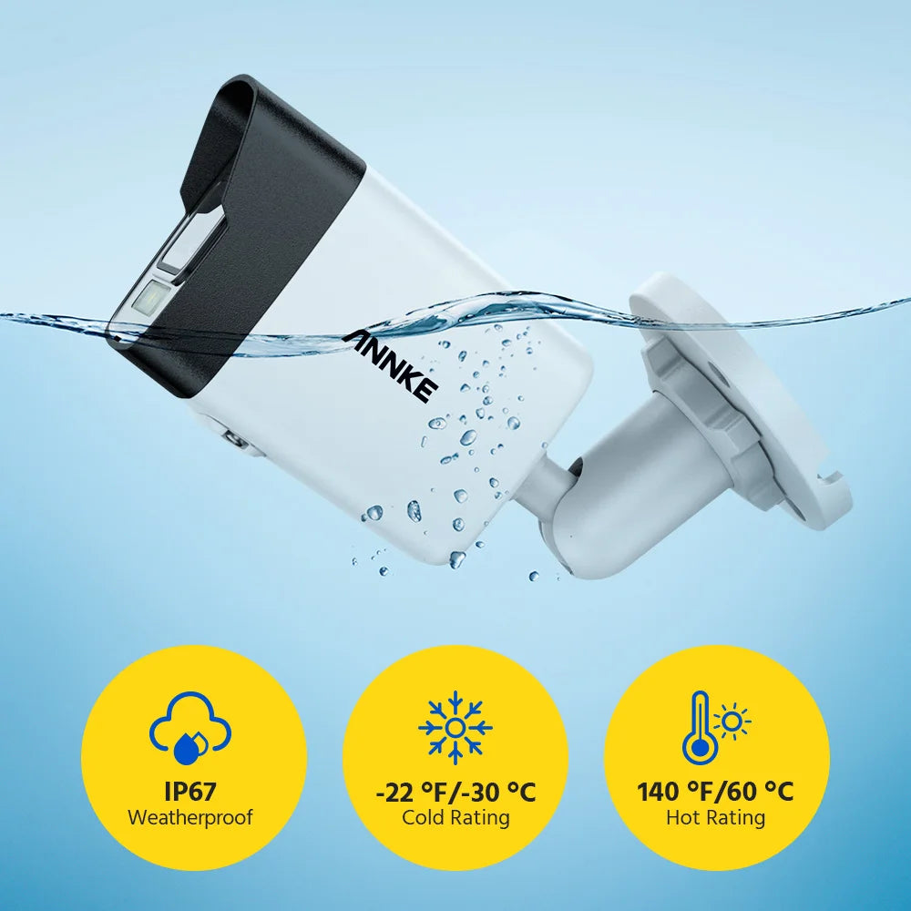 Annke 4K 8MP Smart Dual Light Bullet POE Security Camera