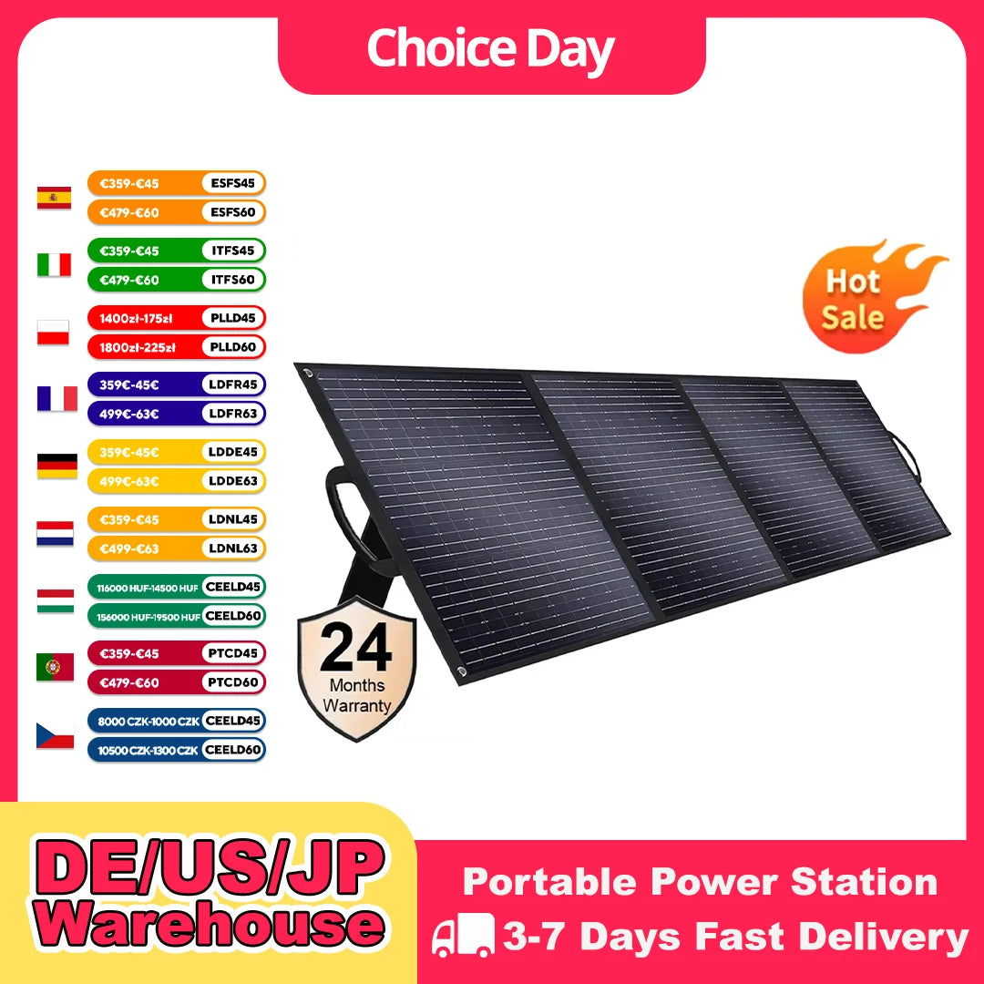 Solarplay 200W Foldable Solar Panel Kit For Outdoor Camping