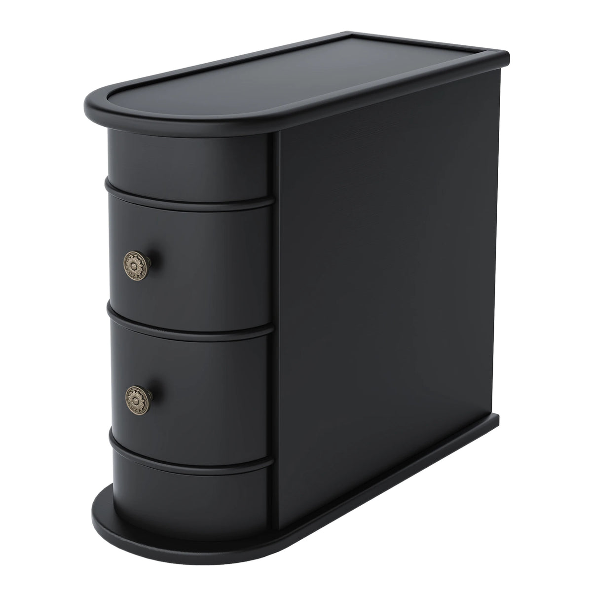 Tribesigns Solid Wood End Table With Drawer For Bedroom Side Use