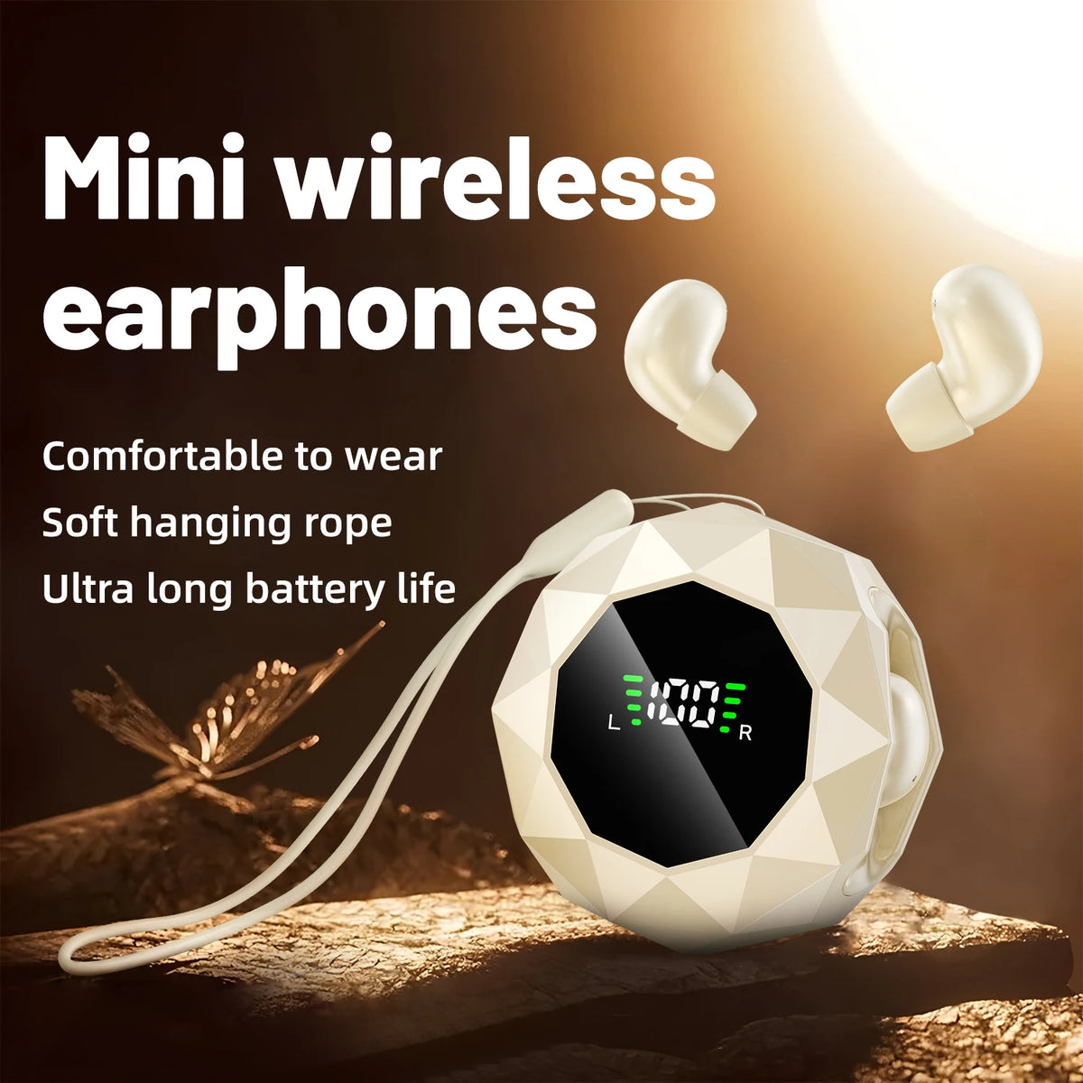 Shuke Wireless Sleep Earbuds With Active Noise Cancellation Headphones