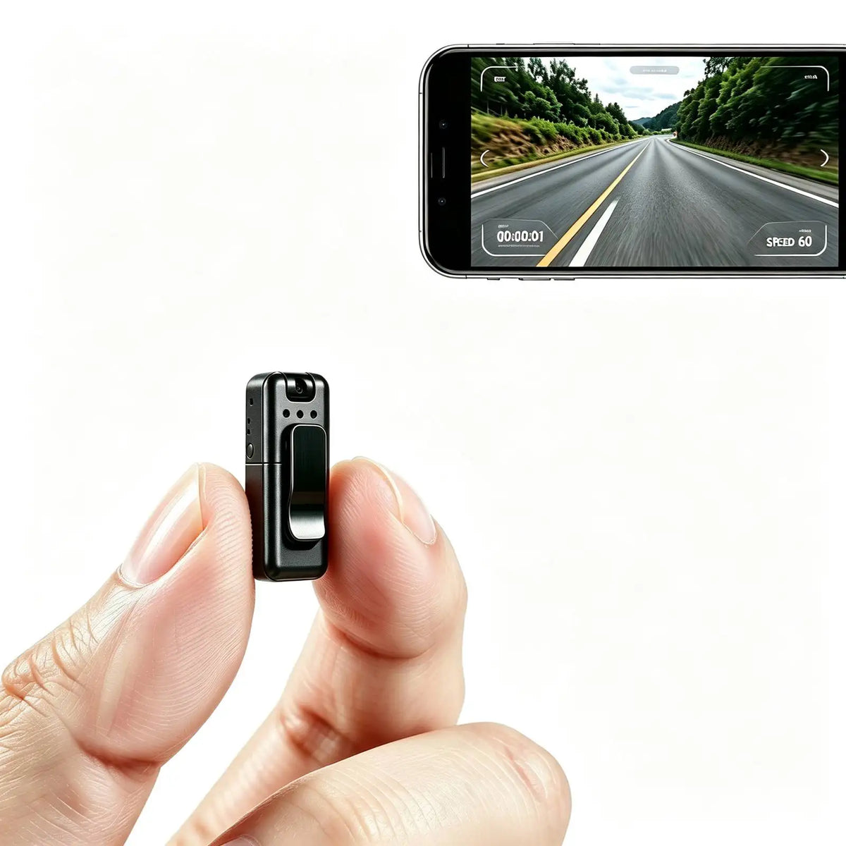 Z13 Portable Mini Body Camera Recorder, 1080P HD Wearable Video Cam With Night Vision, 360° Adjustable Rotating Lens, Clipon Design, Loop Record, Large Battery, Tiny Pocket Cam For Meetings, Outdoor Commuting & Daily Use