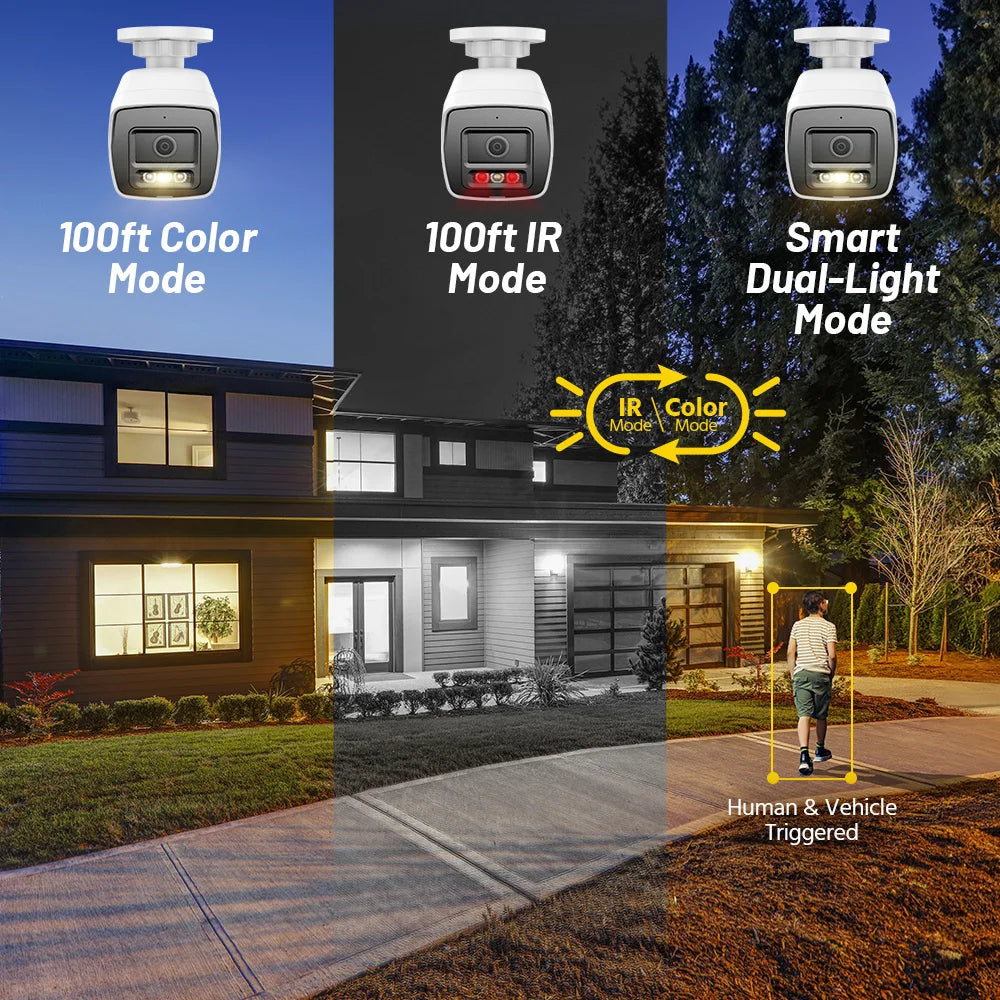 Annke 8MP 4K PoE Outdoor IP Camera With Motion Detection
