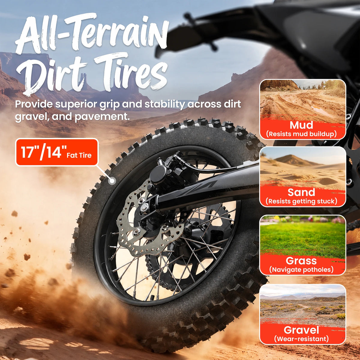 X1 Spark (L/M) Electric Dirt Bike 'A Two-Bike Bundle with the Compact X1 Spark M and Larger X1 Spark L, Giving Two Riders 4500W Mid-Drive Performance with Different Wheel Sizes.