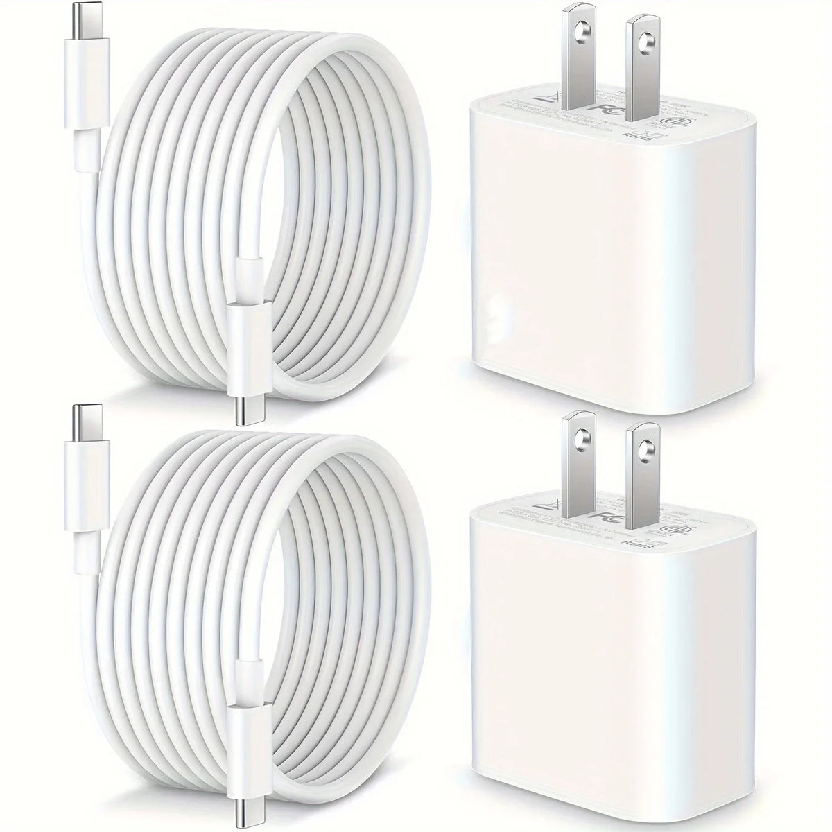 Sanprio 20W Usb C Fast Charging Wall Block With Cable