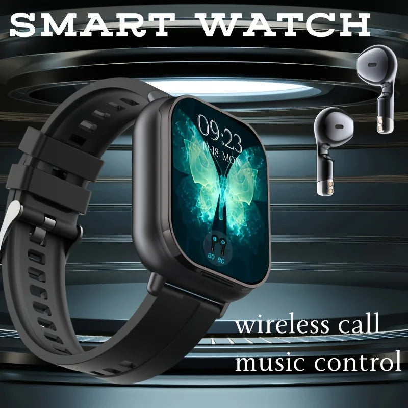 ERUN Smartwatch With Built In Earphones And Fitness Tracking Features