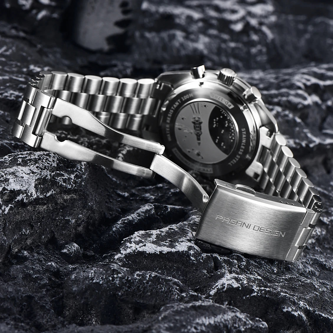 PAGANI DESIGN Men's Sapphire Crystal Quartz Chronograph Watch