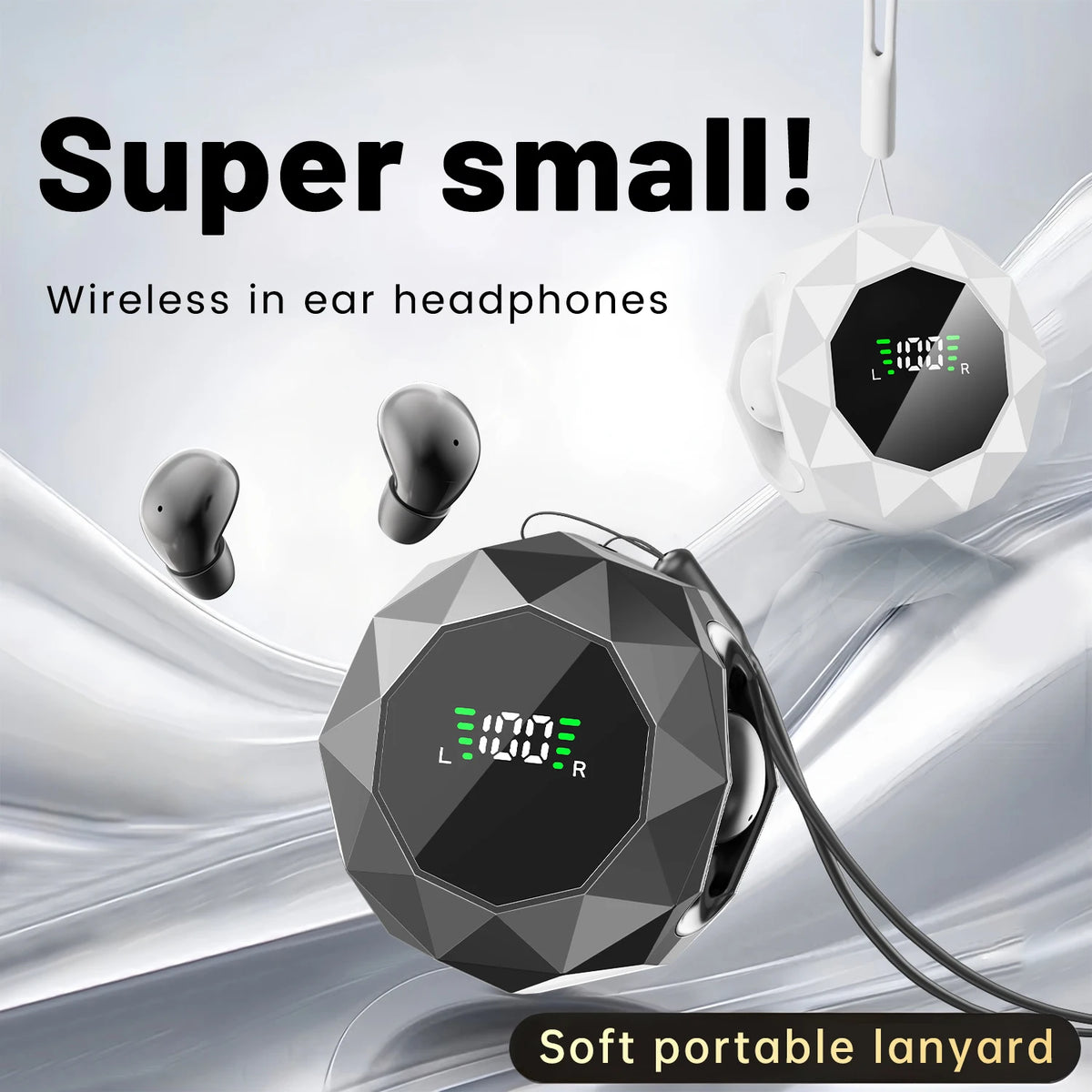 Shuke Wireless Sleep Earbuds With Active Noise Cancellation Headphones