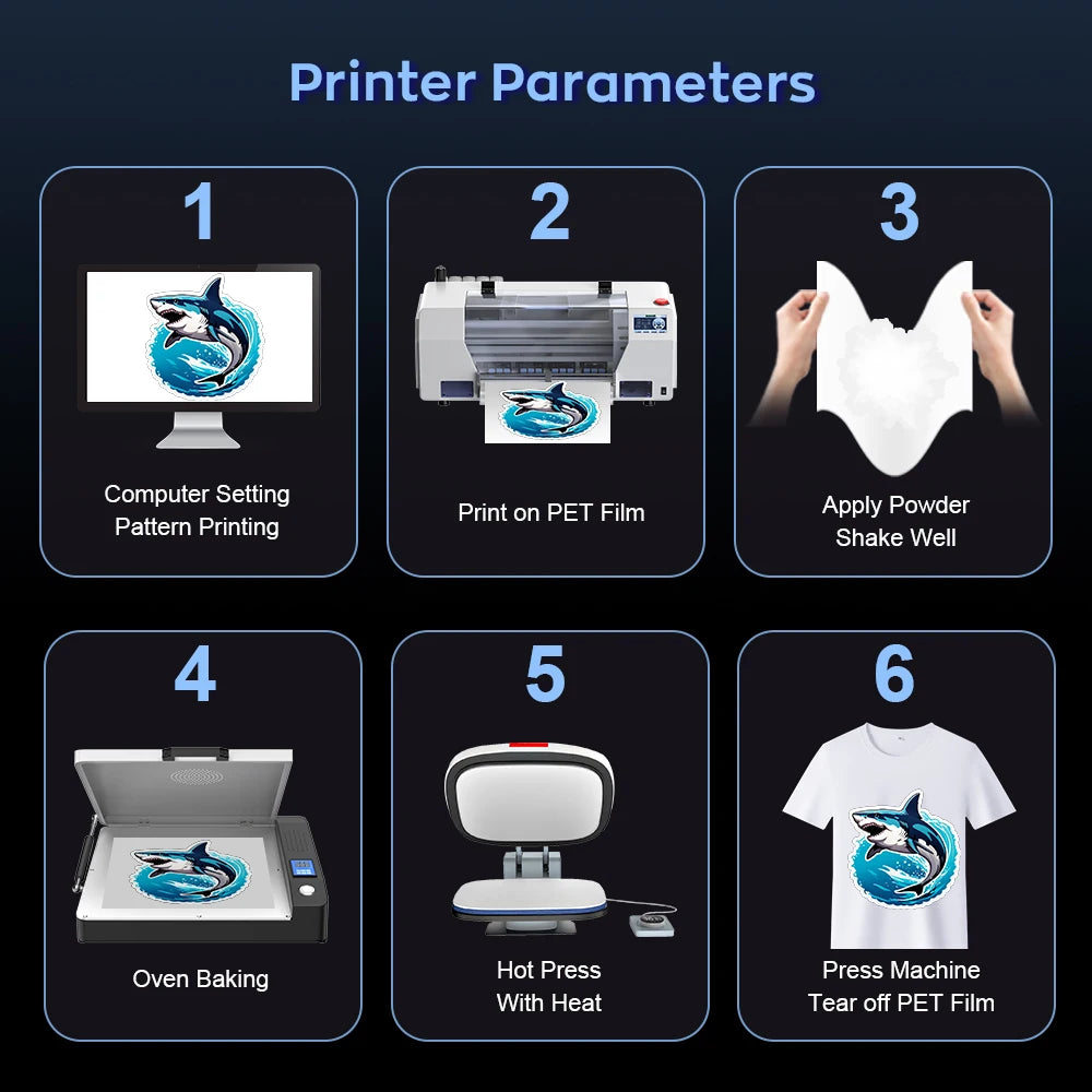 DTF Printer Impresora A3 XP600 DTF Printer Directly Transfer Film Printer A4 DTF T-shirt Printing Machine With Ink DTF Printer
