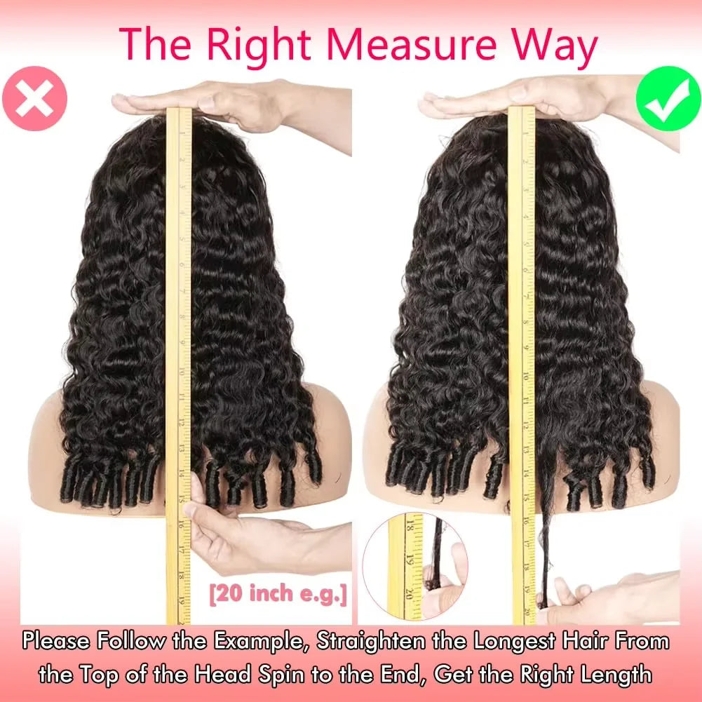 Realace Burmese Curly Human Hair Drawstring Half Wig