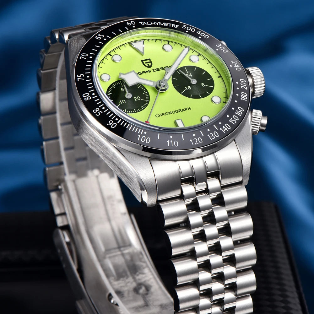PAGANI DESIGN Men's Quartz Chronograph Sports Watch With Sapphire Crystal