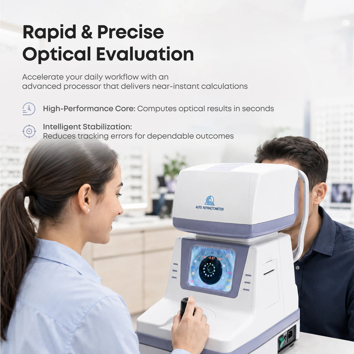 AlST Optics Digital Optometric Refractometer With Color Display