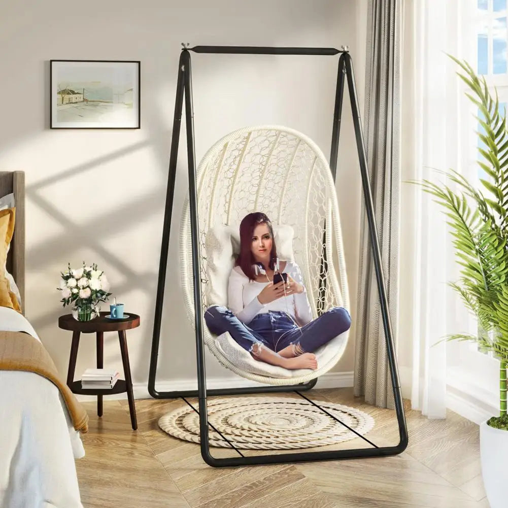 Heavy Duty Metal A Shape Stand For Outdoor Hammock Chair