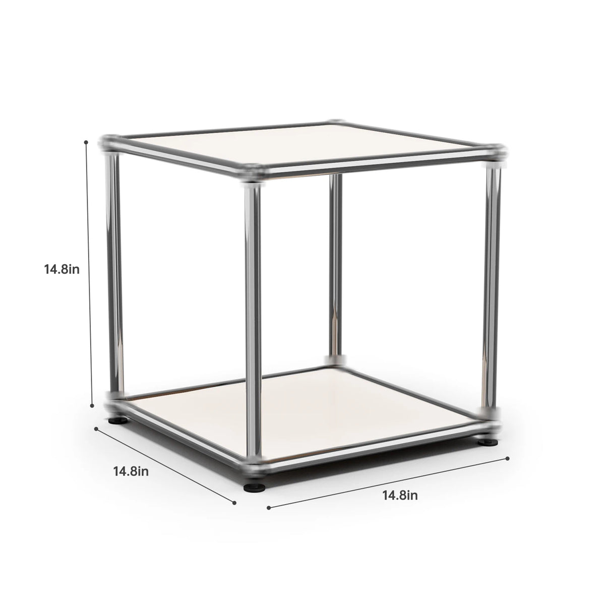 Modern Stainless Steel Storage Cabinet TV Stand for Living Room