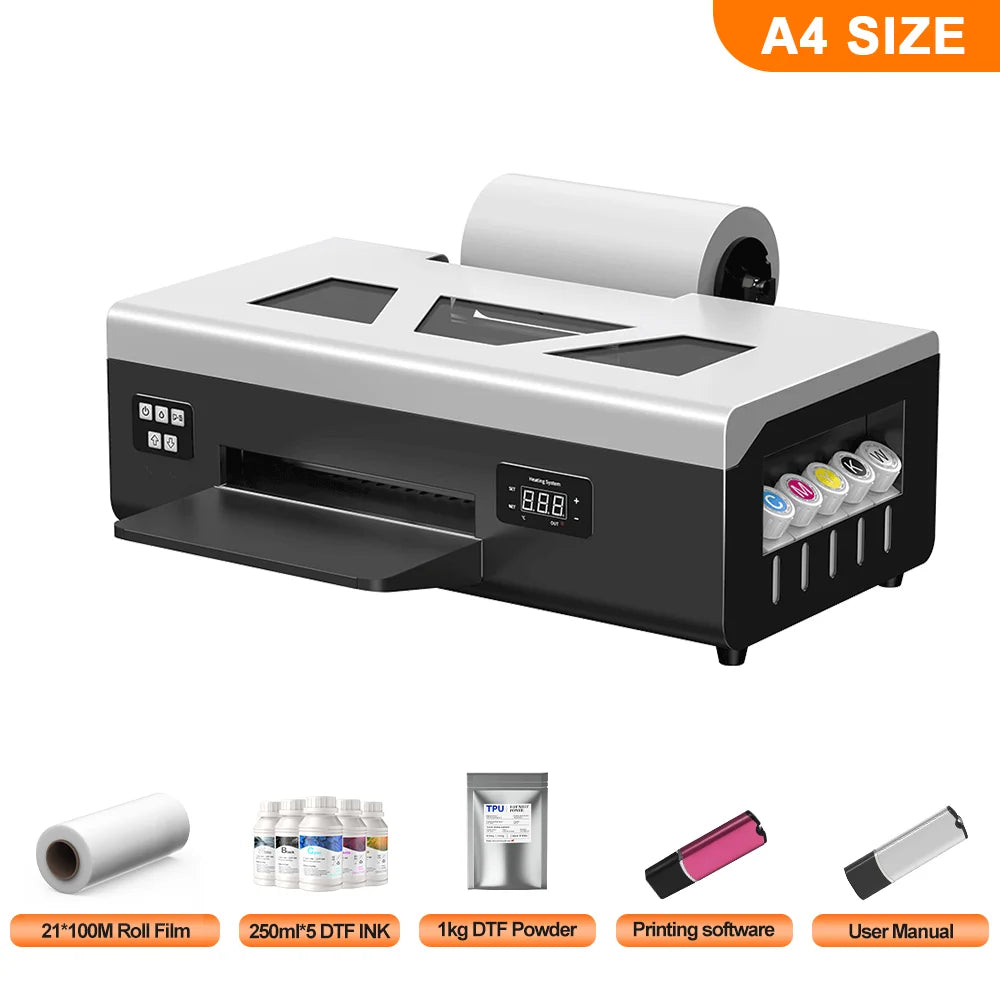 DTF Printer Impresora A3 XP600 DTF Printer Directly Transfer Film Printer A4 DTF T-shirt Printing Machine With Ink DTF Printer