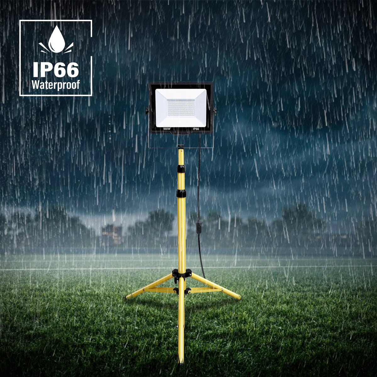 Skyworld LED Flood Light With Telescoping Tripod Stand