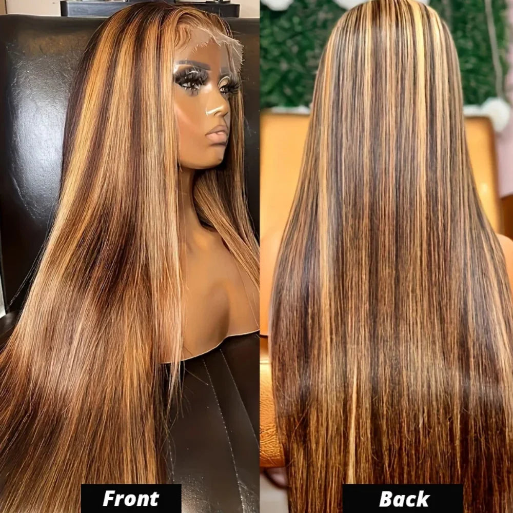 ALIANNA Remy Human Hair Lace Front Wig With Baby Hair