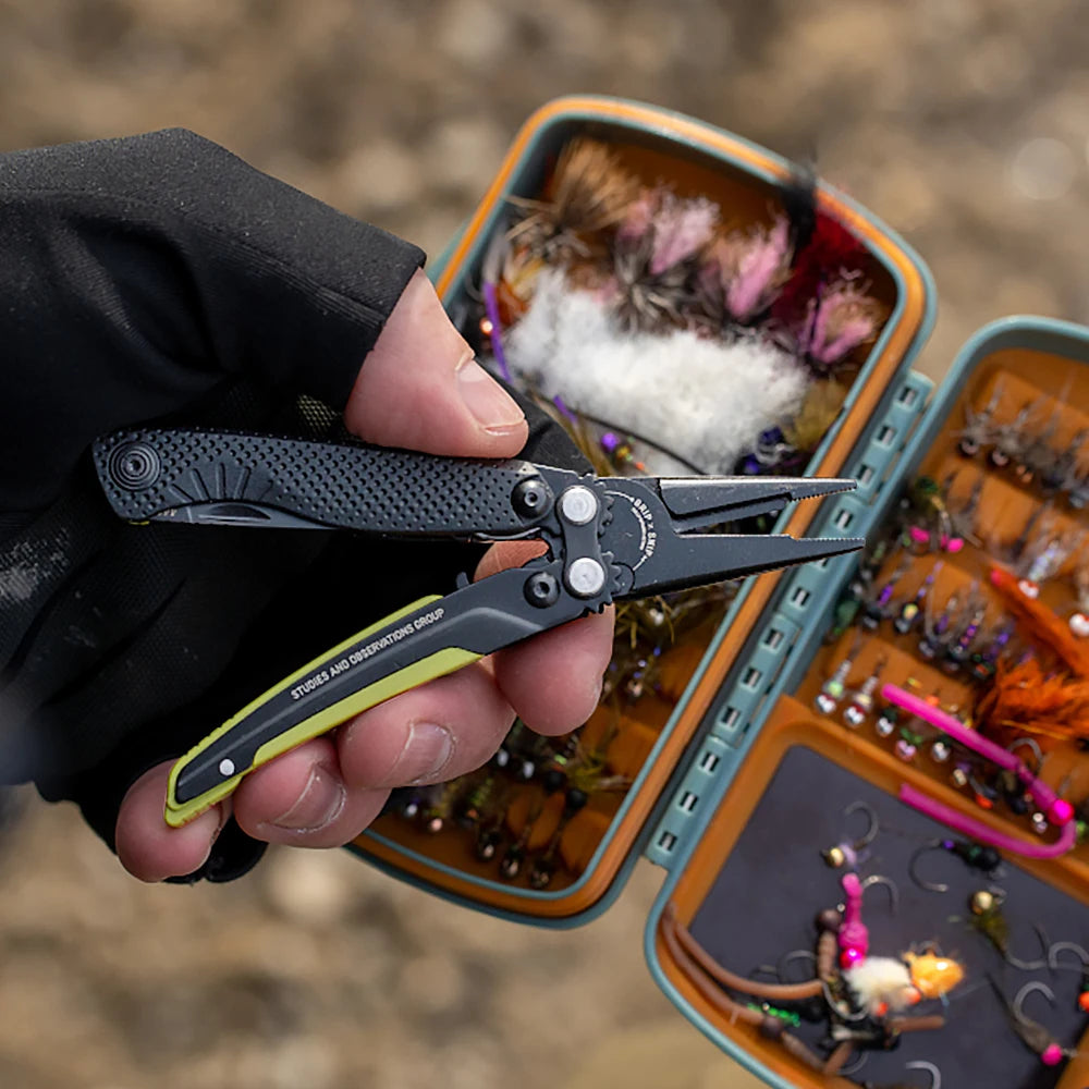 SOG Mini Tactical Multitool Pliers With Knife And Wire Cutters