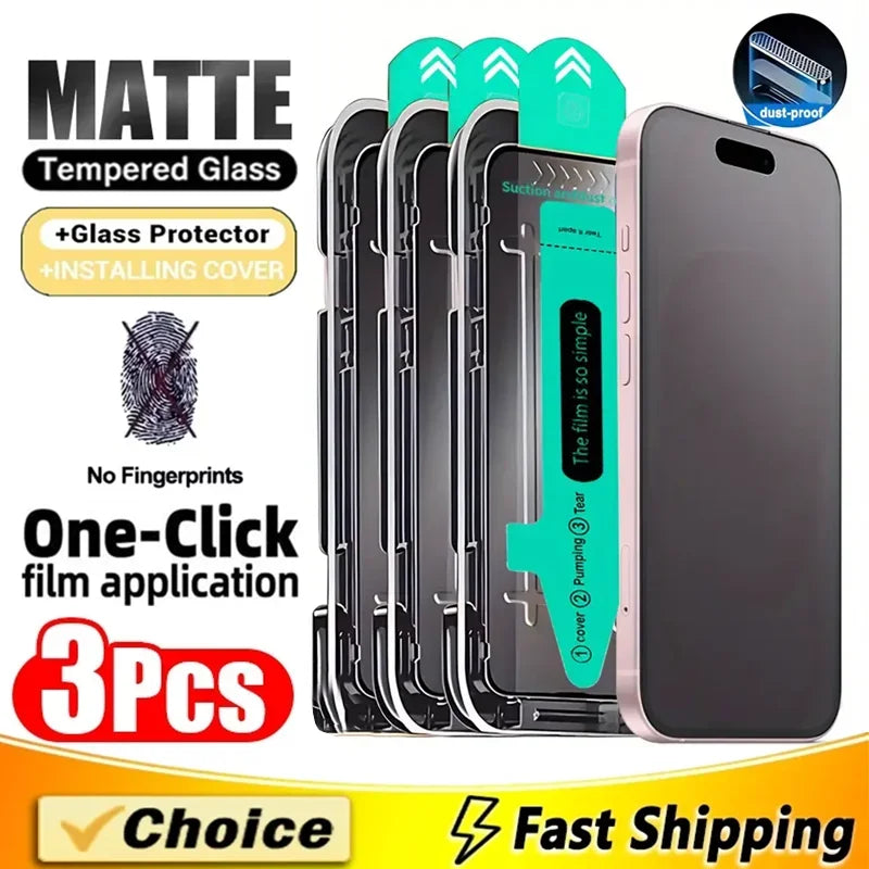 AeaJ Premium Matte Screen Protector For Apple iPhones