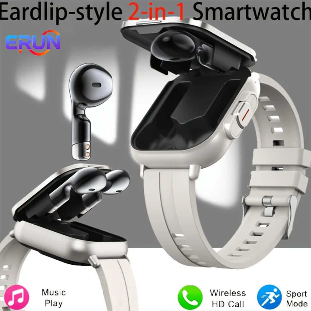 ERUN Smartwatch With Built In Earphones And Fitness Tracking Features