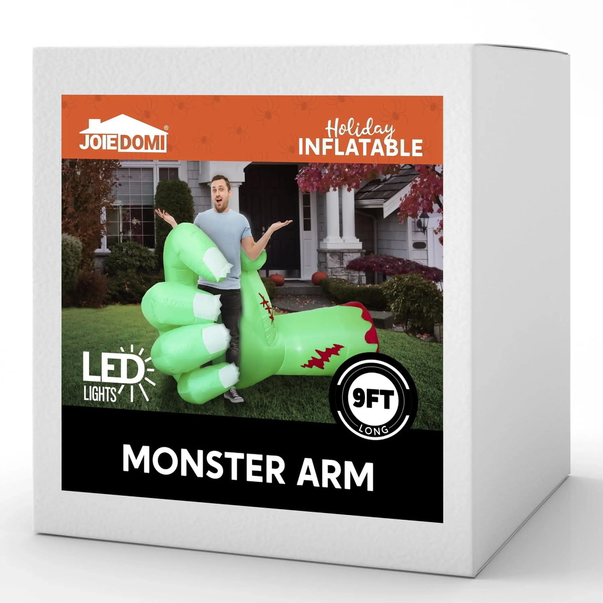 Joyfy Zombie Arm Halloween Outdoor Inflatable Decoration With Led