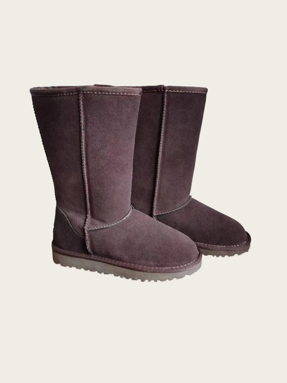 Women's Platform Mini Snow Boots Women's Indoor Slippers Style Leather Suede Material Overcoat Shoe Style Comfortable Sheeps