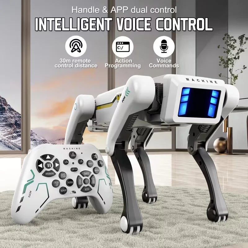 AI Robot Dog Toy With Remote Control And Flexible Limbs