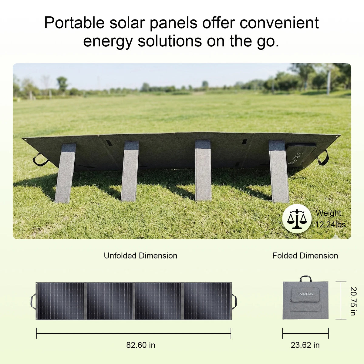 Solarplay 200W Foldable Solar Panel Kit For Outdoor Camping