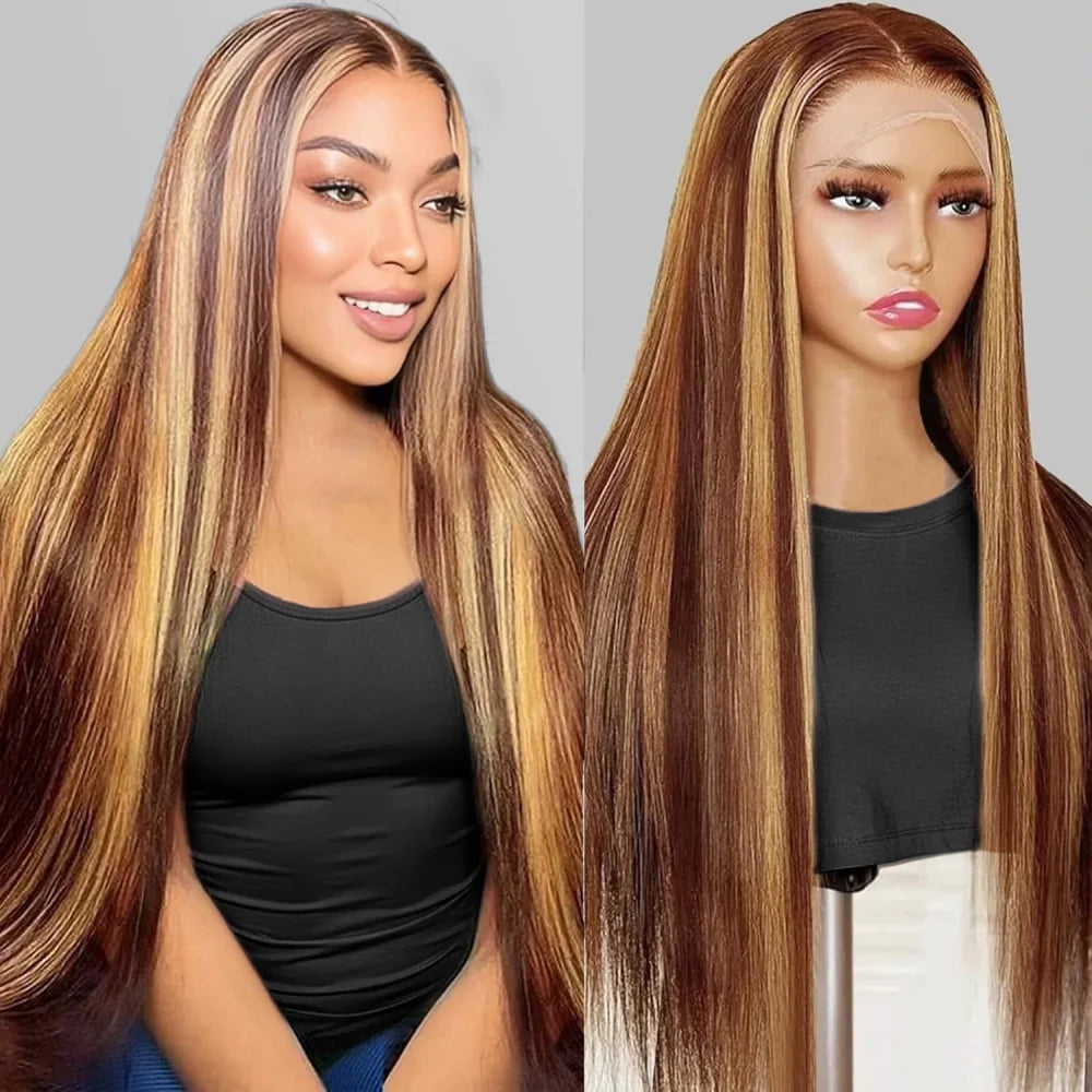 ALIANNA Remy Human Hair Lace Front Wig With Baby Hair
