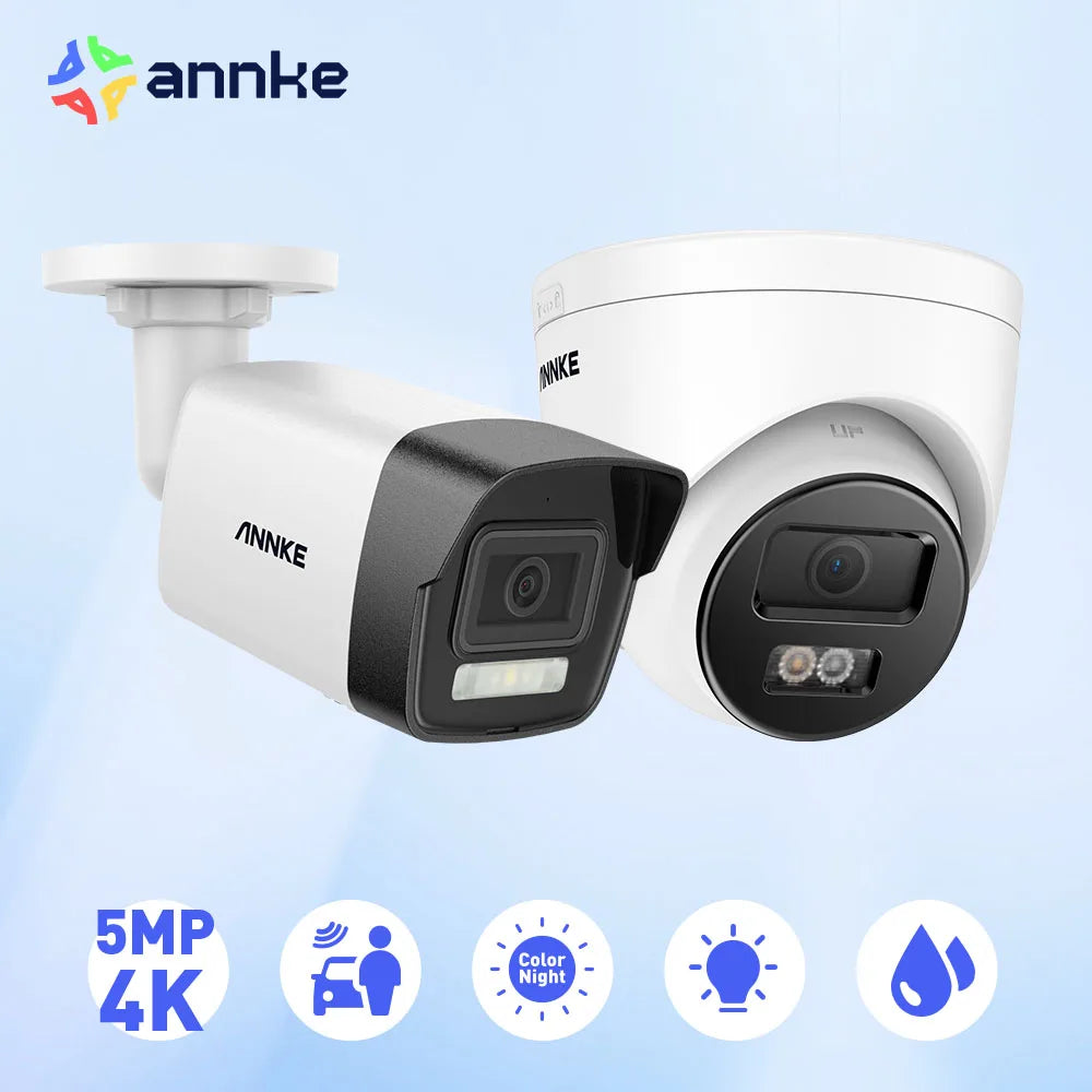 Annke 4K 8MP Smart Dual Light Bullet POE Security Camera