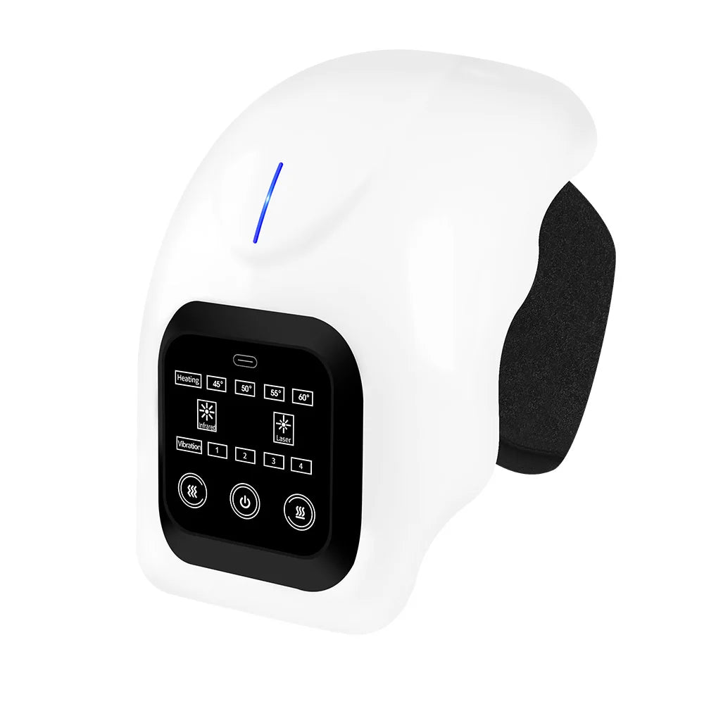 Wireless Electric Knee Massager with Heating Warm Relaxation for Knee Shoulder Elbow Portable Adjustable Vibration Massage