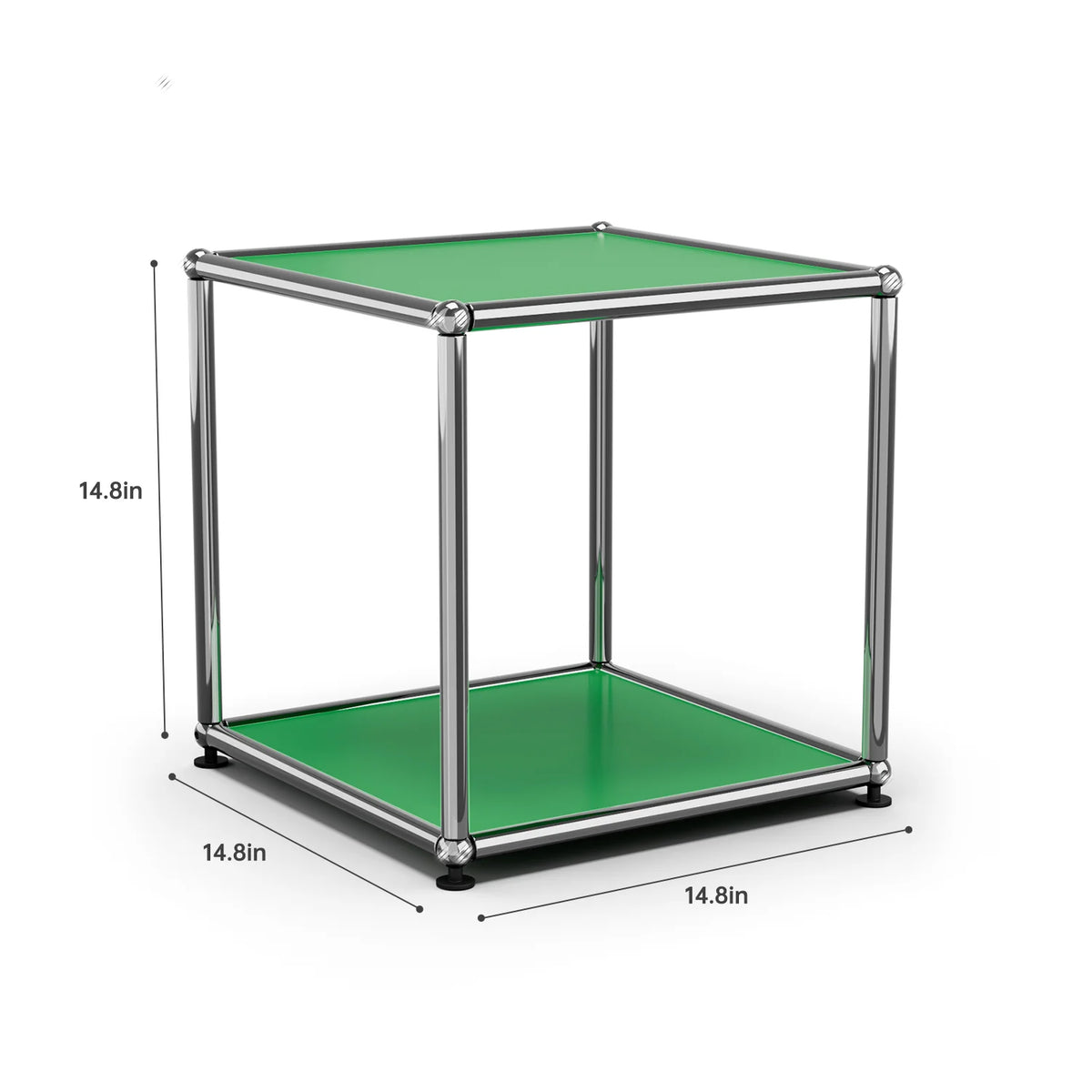 Modern Stainless Steel Storage Cabinet TV Stand for Living Room