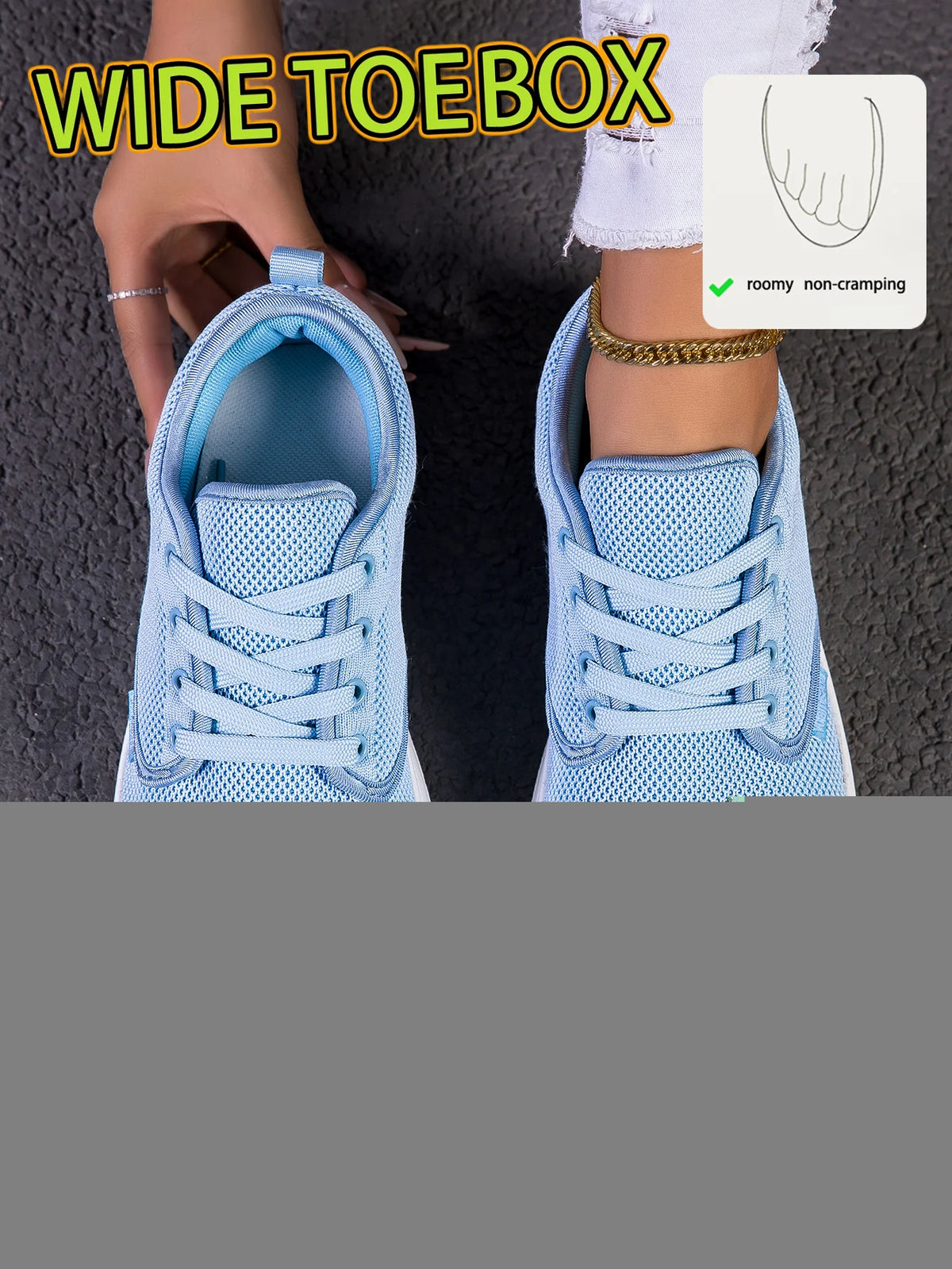 Sneakers, Sneakers for Woman, Women Shoes, Women's Sneakers and Casual Shoes, Non‑Slip Running Shoes, Fashion Woman Shoes for Daily Outdoor Use