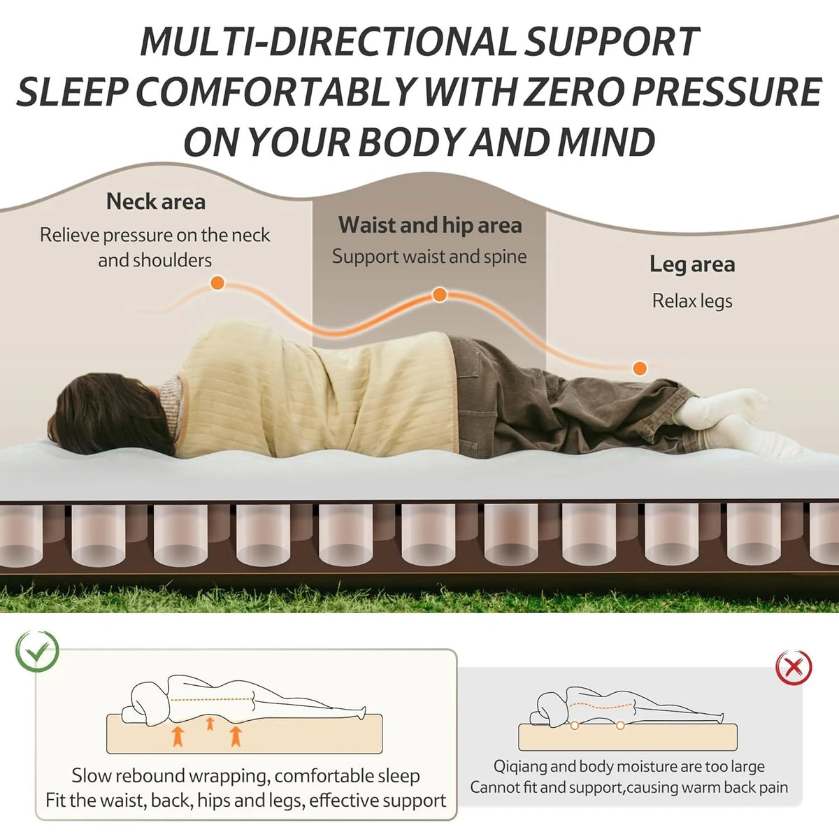 Naturehike Portable Folding Air Mattress With Built In Pump
