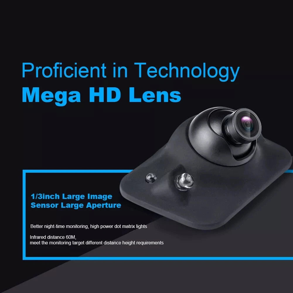 Iposter Waterproof Backup Camera With Night Vision And Guide Lines