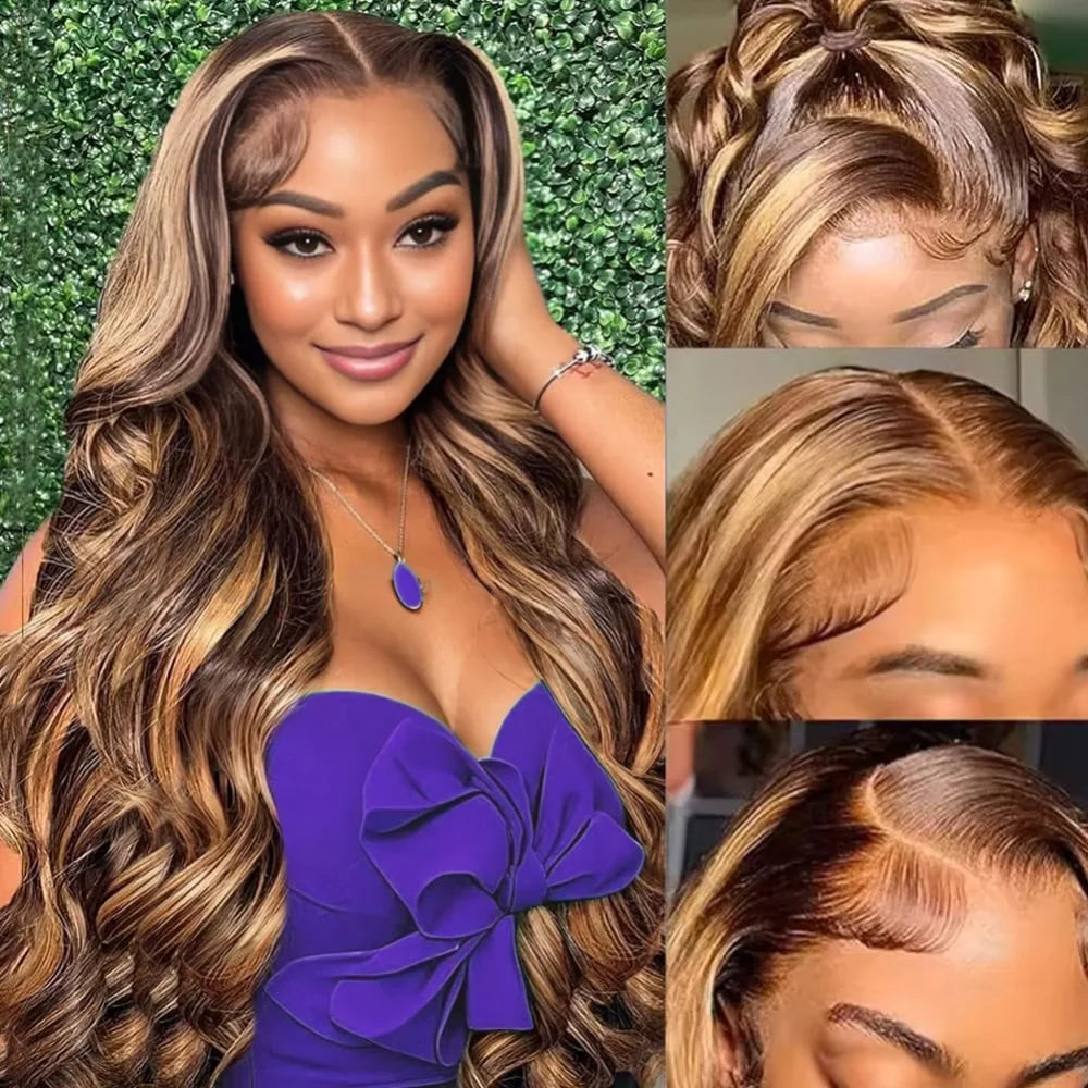 ALIANNA Remy Human Hair Lace Front Wig With Baby Hair